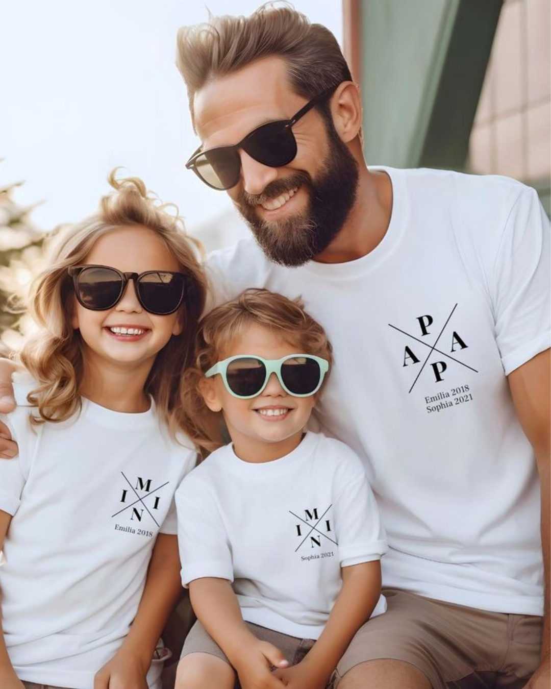PACK DE POLOS PERSONALIZADO PAPA E HIJO